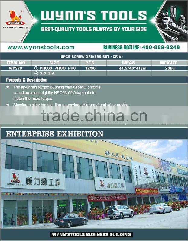 5PCS SCREW DRIVERS SET(CR-MO)