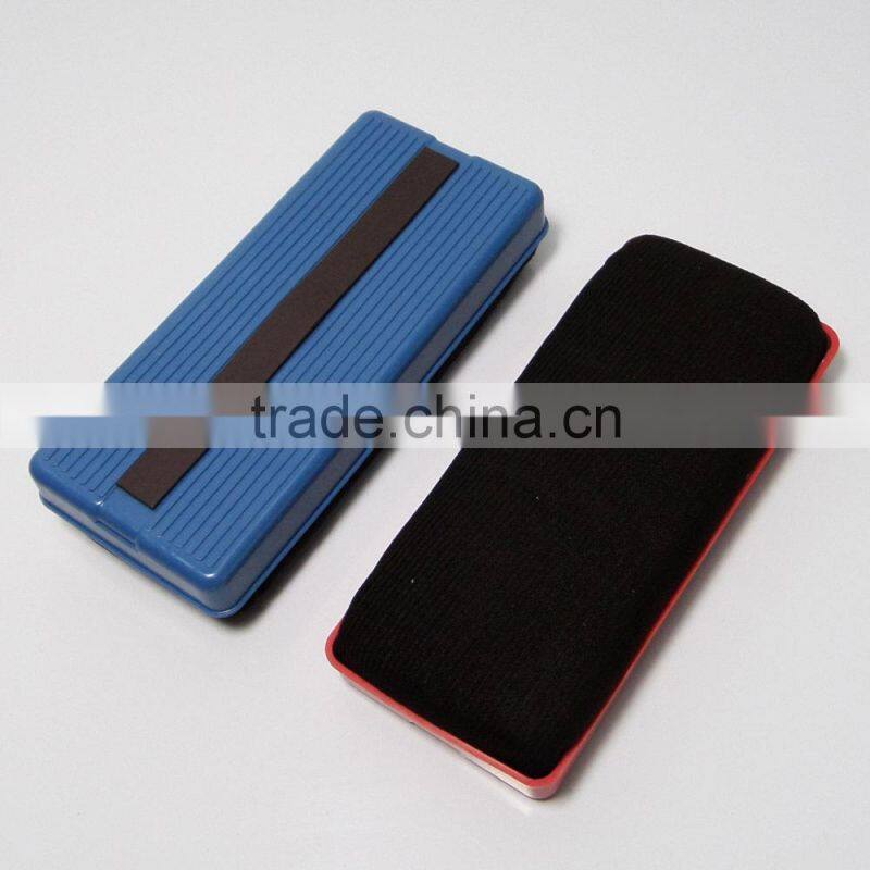 Quality 14.5cm plastic magnetic white board eraser