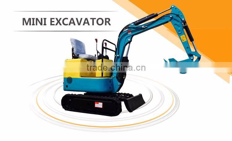 Hydraulic mini digger for garden