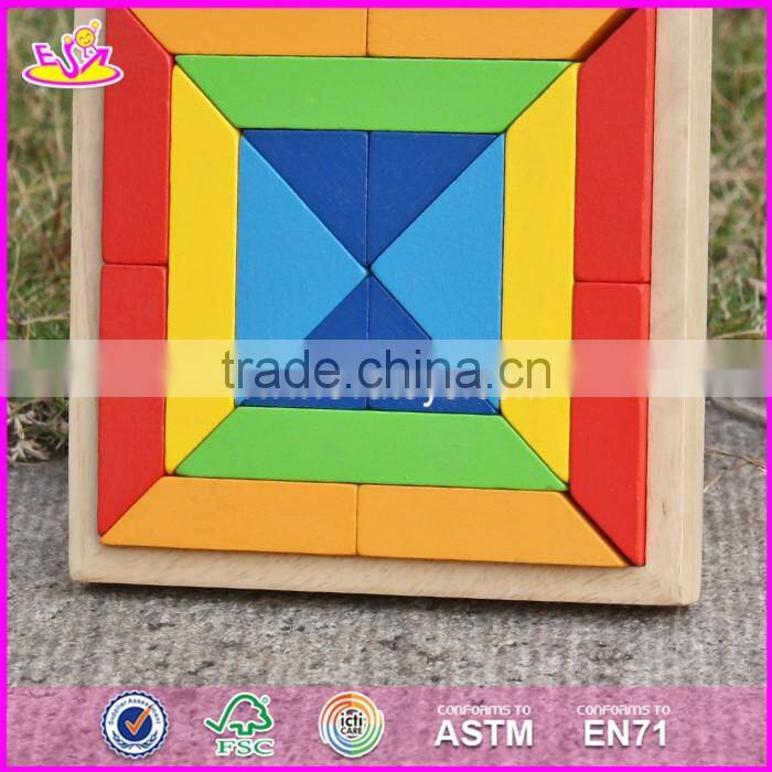 2017 New products 18 pieces educational toys children wooden play blocks W13A129