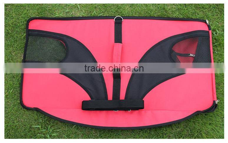 (OEM) Fashion red tote dog carrier bag