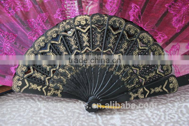 Spanish lace folding fan