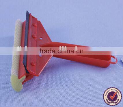 Mini size sponge car window plastic squeegee