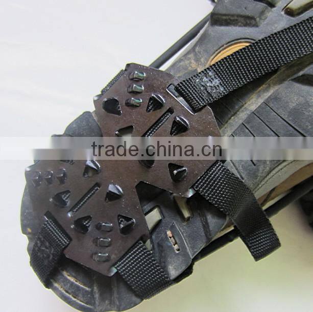 slip resistant snow chain crampons ice shoes spikes