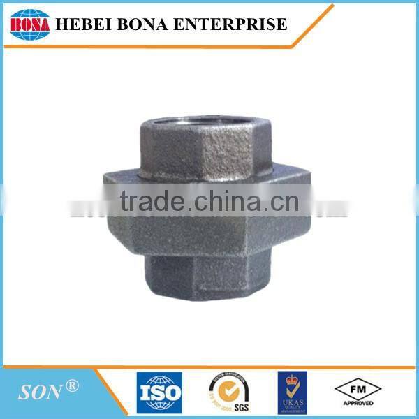Good quality malleable iron gi fittings union