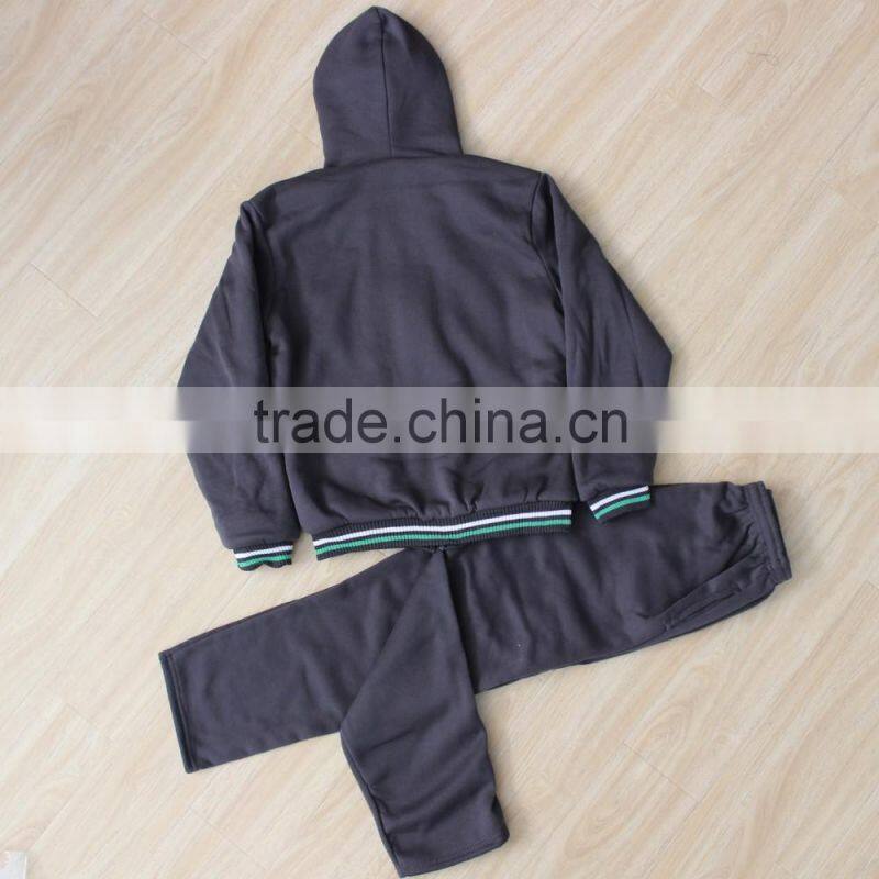 Fashion Fleece Boys Printing Wholesale Custom Hooded Pants Stock