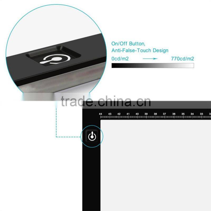 Huion LA3 USB Powered Ultra-thin Adjustable Brightness Drawing Tablets Tracing LED Light Pad LED copy/tracking board