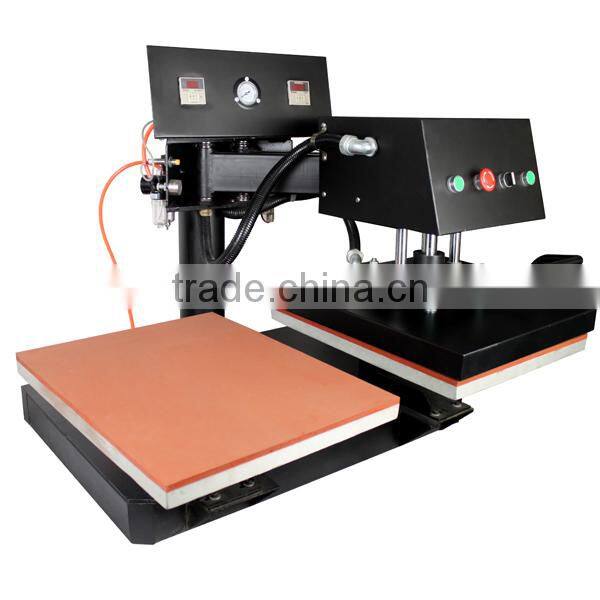 Dual twin pnuematic heat press machine manufacturer distributor