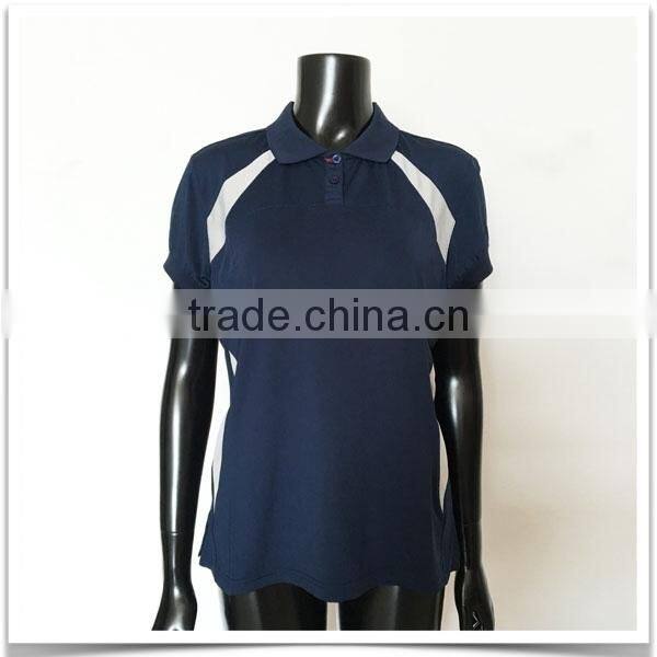 ZX OEM ODM polo shirt womencustom logo men and ladies polo shirtstripe polo shirt