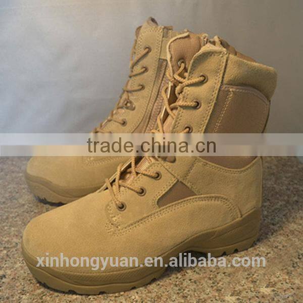 custom high quality real leather military boots