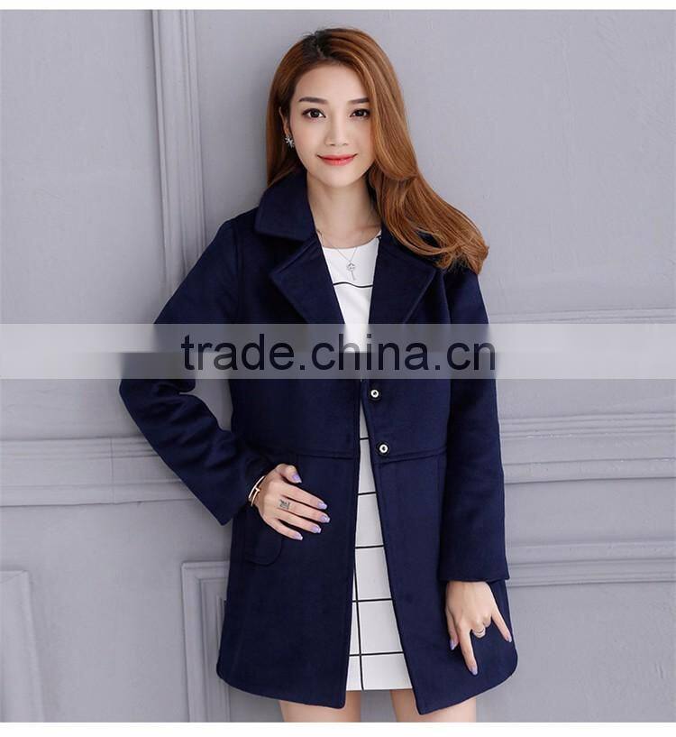 Fashion design korean women coat, new ladies coat