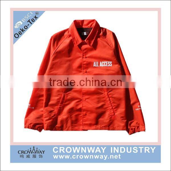 nylon fabric running jacket for young teenager man