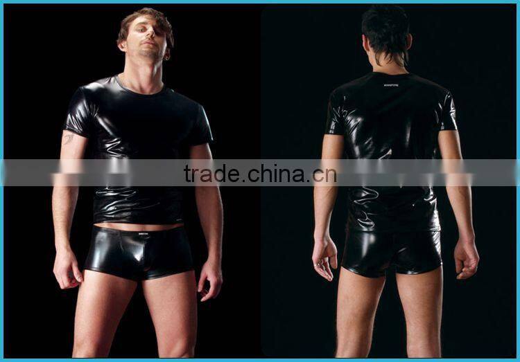 2015 Wholesale Leather Mens Tank Top SC05