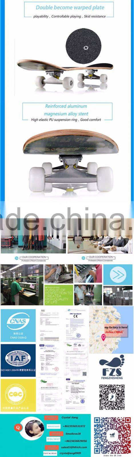 HSJ235 Low Price wholesale professional plastic skateboard for kids