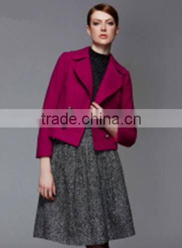 2014 Top Quality 100% cotton thick winter latest women coat
