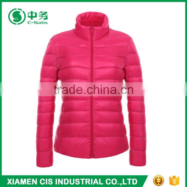 Fashion Design Winter Multi Color Ultralight Women Warm Down Jacket