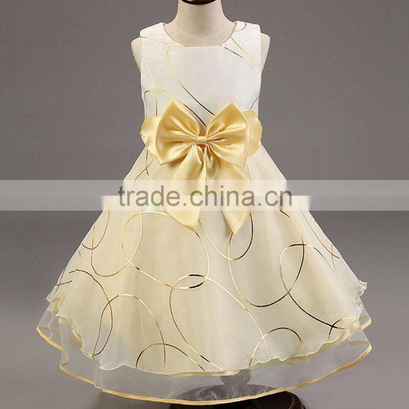 New girls party dresses summer sleeveless lace muslim wedding dress