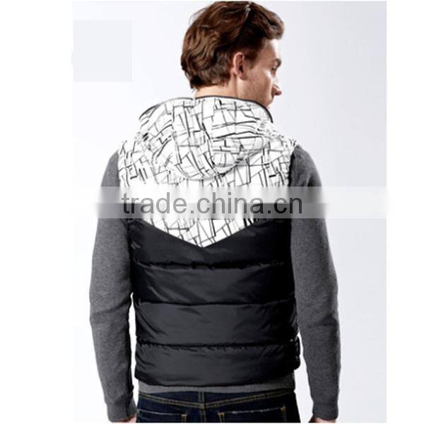 2015 New Fashion Customized Outdoor OEM Down Feather Vest