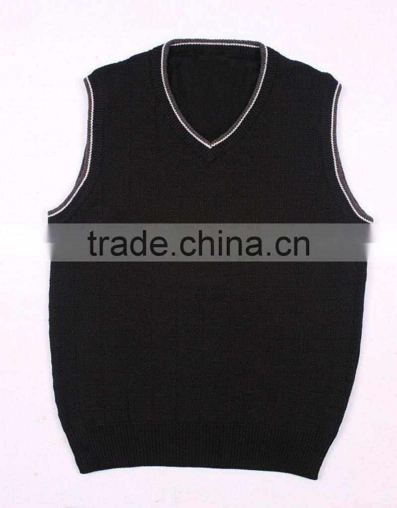 Boy Fashion Ribbed Turtleneck Plain Sweaters