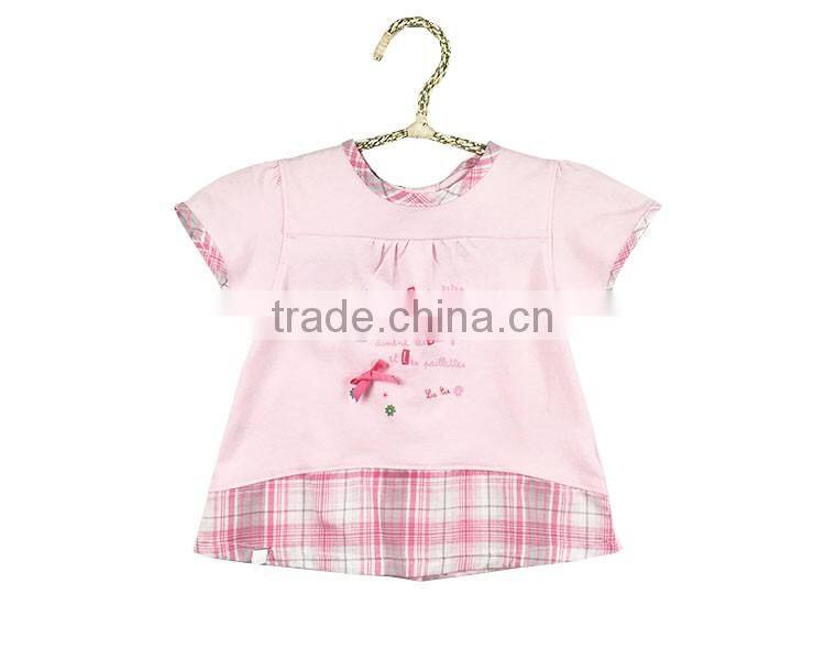 2016 baby girl boutique clothing Pink baby clothes wear