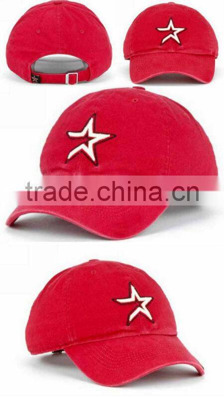 Custom Embroidery Red Cap /Wholesale Baseabll cap Hard Hat