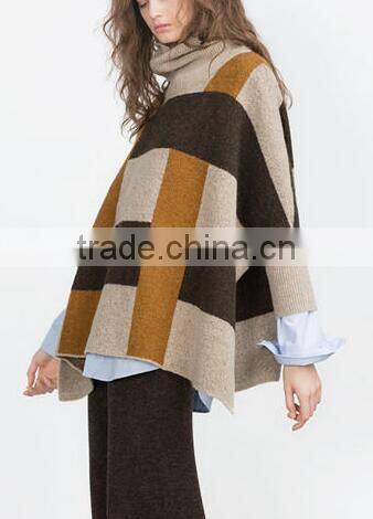 EY0846S New Design 2016 Women Fashion Turtleneck Knit Pullover Sweaters