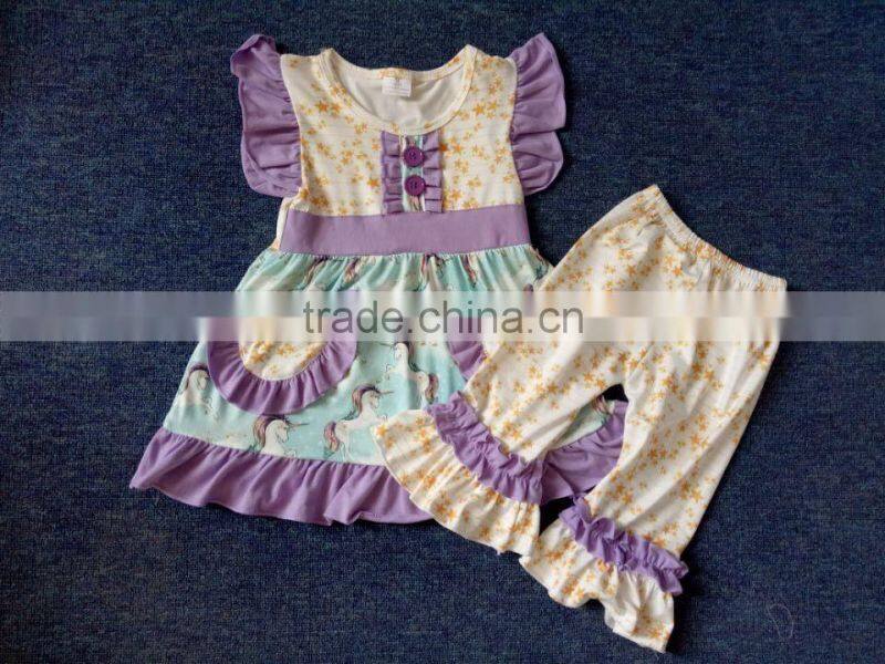 Girls boutique clothing little girls ruffle remake clothing sets unique boutique clothing wholesale