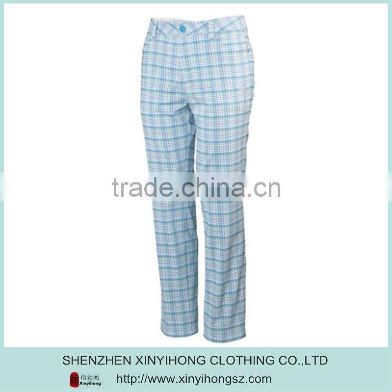 95% Polyester 5% Spandex 5 Pocket customize ladies golf pants