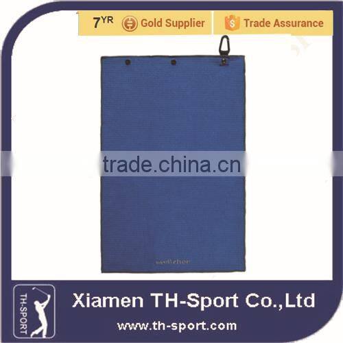 Merbau black white golf microfiber towel