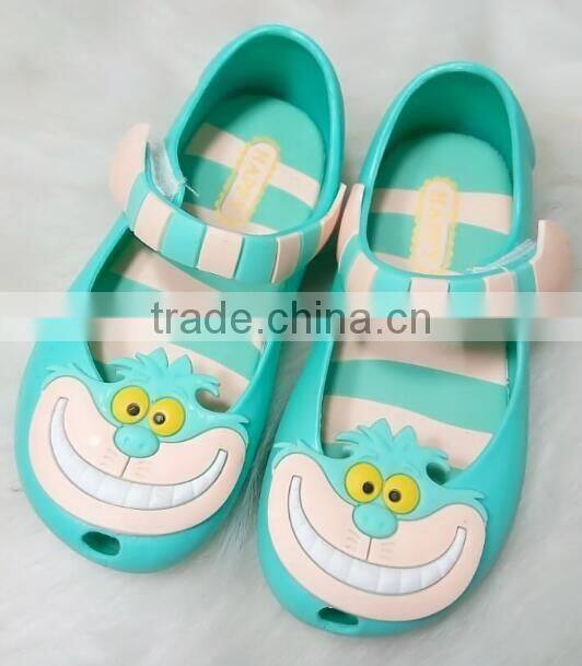 cute cartoon mini melissa plastic jelly shoes for kids
