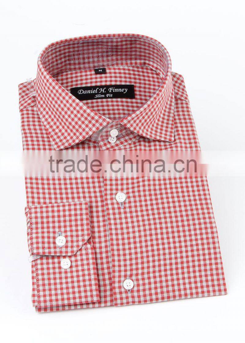 2017 design dress shirt men causal shirt flannel shirt spread collar