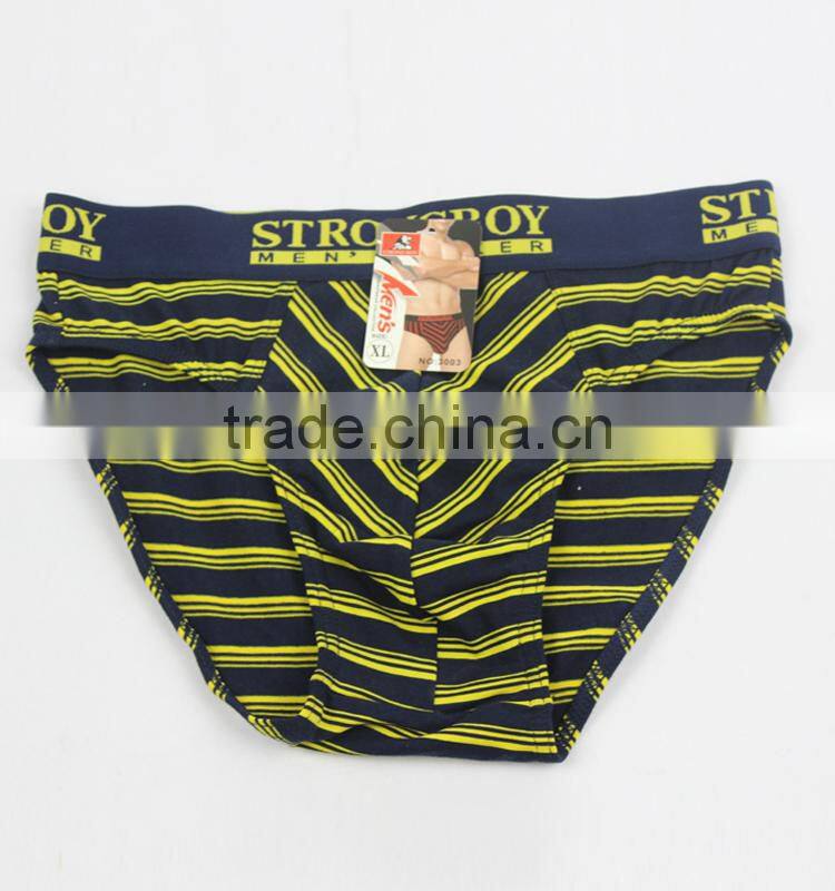 Best quality modal stripe thongs underwear for children with elastic band
