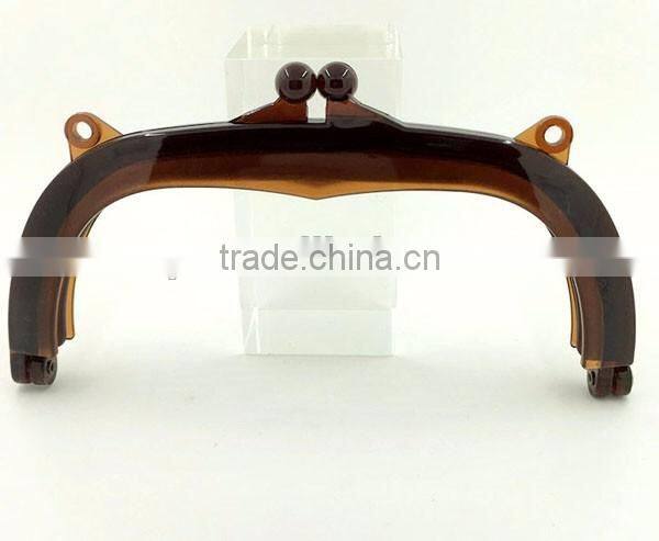 2016 new high quality 18.5cm plastic purse frame/bag accessory