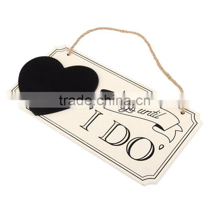 I Do Hanging Board Wedding Indicator Decoration Wood Craft