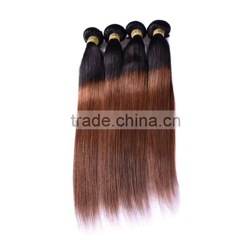 7A Ombre Hair Extensions 1B/30# Brazilian Virgin Hair Cheap Ombre Brazilian Hair Straight