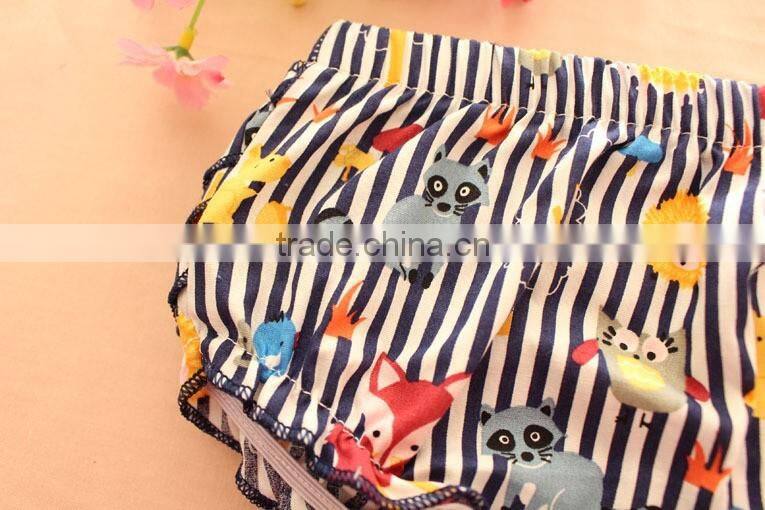 Wholesale cotton short bloomers baby girls animal shorts with bowknot