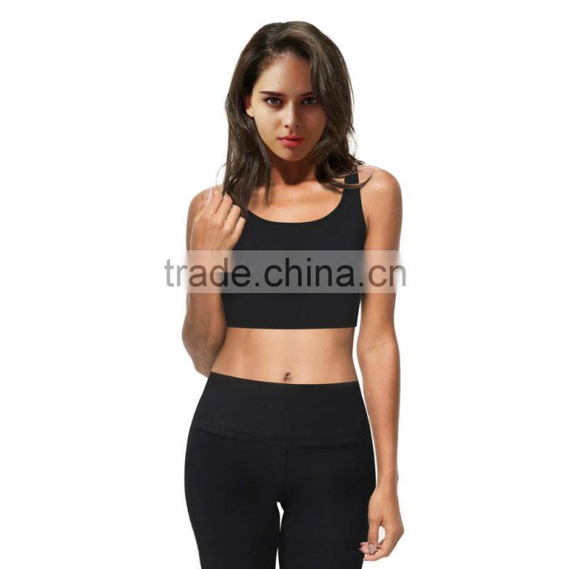 2017 China Wholesale Women Sexy Fashion Seamless Custom Sports Bra Vest