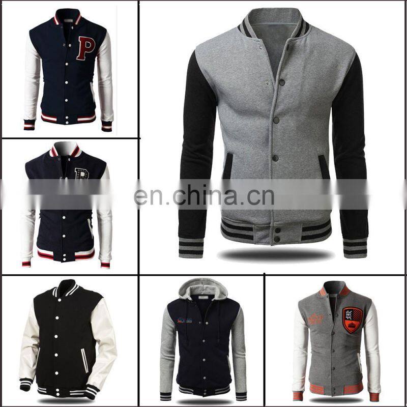 custom wholesale man woman winter varsity jacket bomber jacket