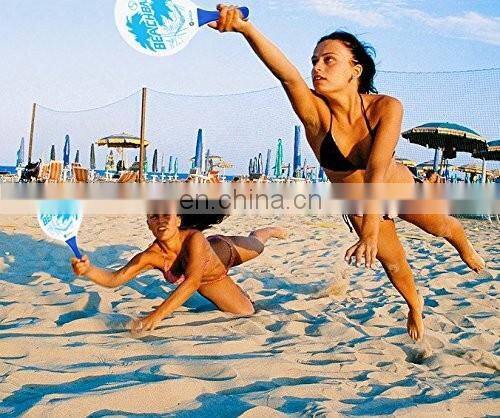 Great For Summer fun Beach Tennis Wooden Paddle Game Set Racquet and Ball Game