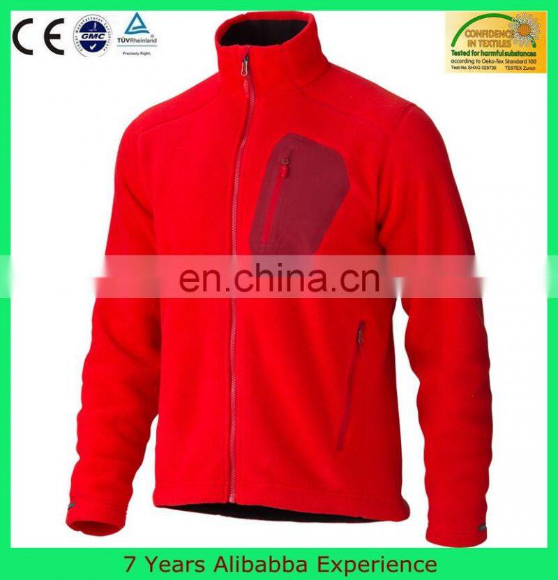 Mens custom polar fleece jacket wholesale polar fleece jacket emboridery polar fleec jacket - 6 Years Alibaba Experience