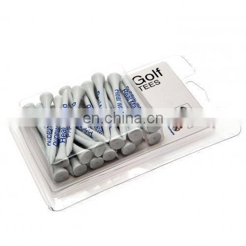 custom logo 83mm wooden golf tees