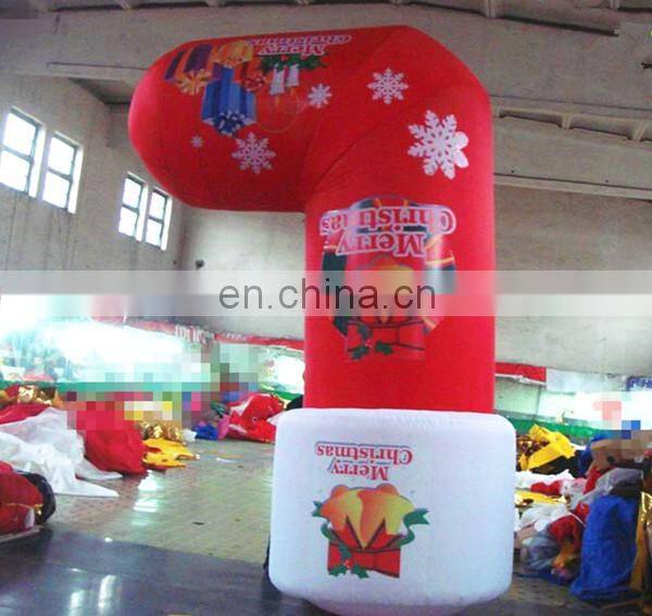 customized christmas inflatables funny/outdoor chrismas items/christmas shoes