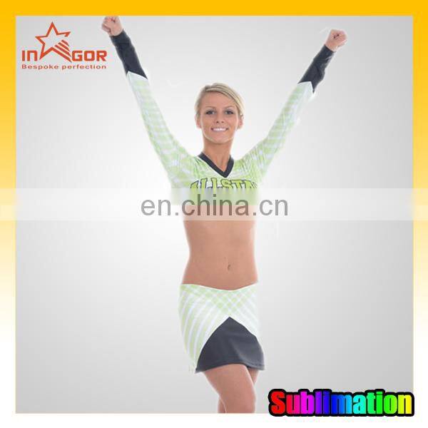 Hot Sales Newest Fashion Comfortable wholesale custom sublimated Cheerleader Uniform