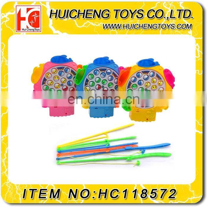 Promotional gift intelligence toys Electric fishing set family game toys for children 21Pcs Fish/set Fishing rod Toy