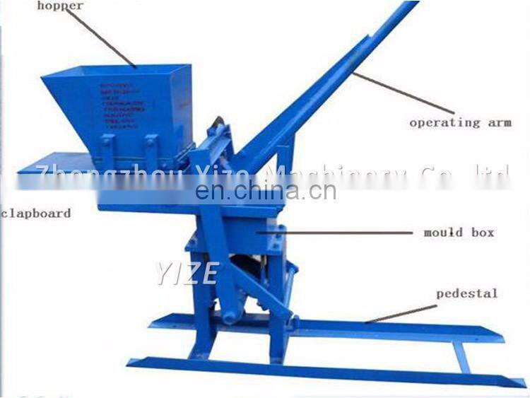 manual interlocking brick block making machine for sale in kenya