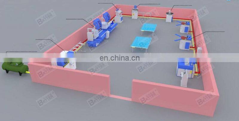 Aluminium double head cutting machine