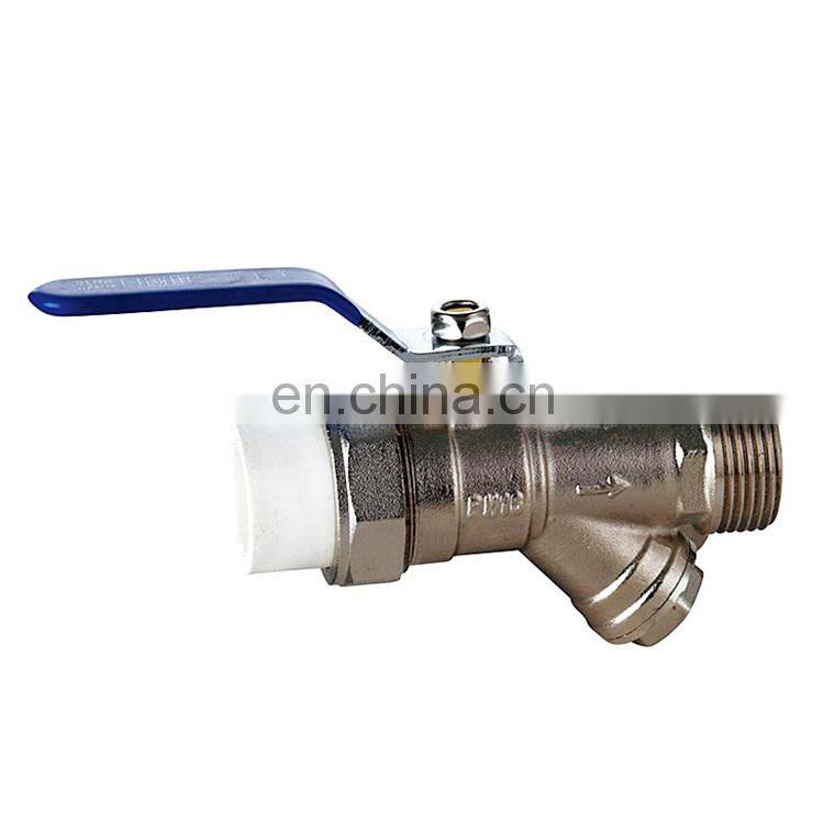 High quality PPR brass angle sleeve valve zinc 1 inch ball valve pvc ball valve manufacturers