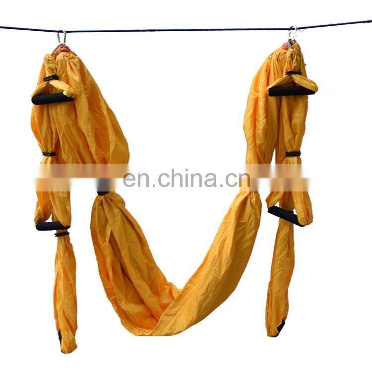 OEM High-Strength Soft 350*100cm yoga sling / Anti-gravity Yoga / Yoga Hammock