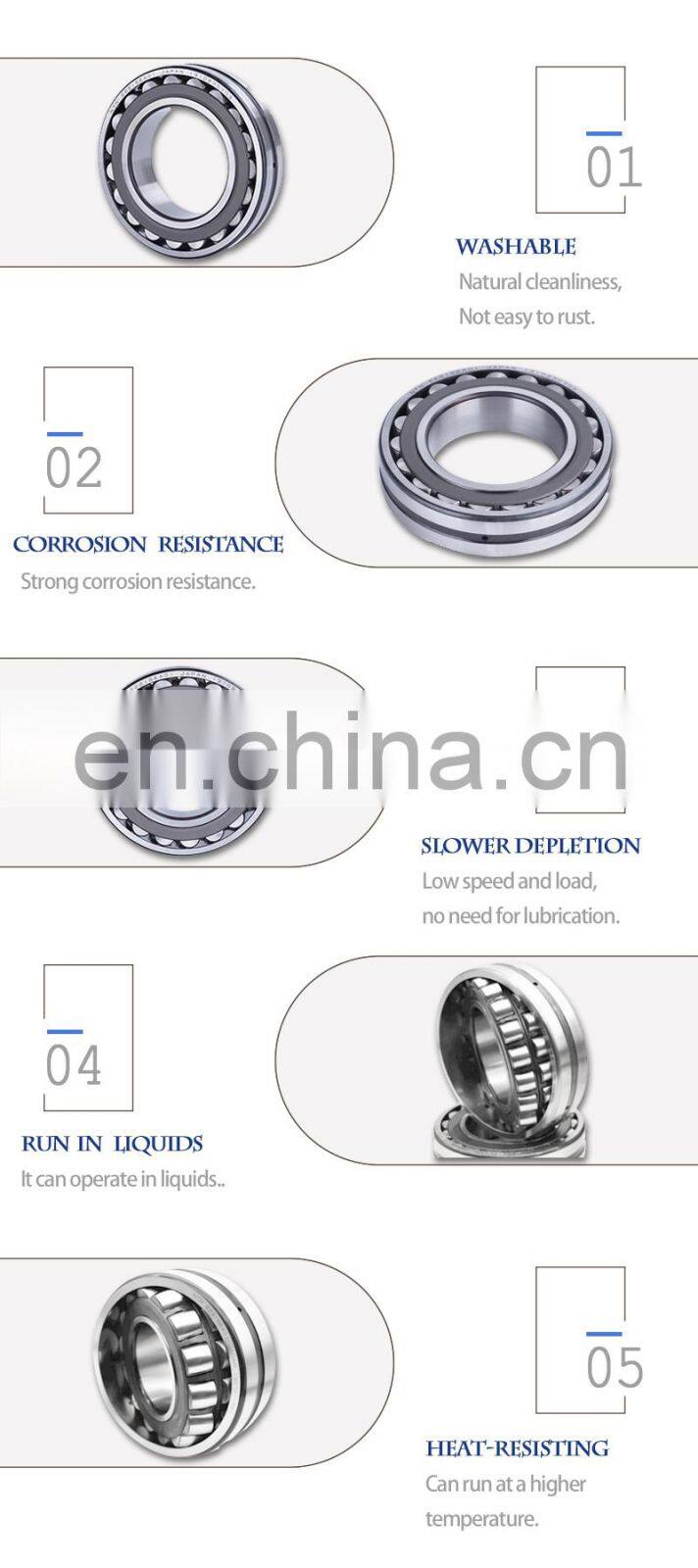 High Quality NTN Spherical Roller Ball Bearing 22324 22326 22328 22330 22332 22334 22336