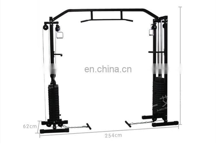 Multifunctional gym comprehensive training equipment dual cable crossover